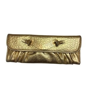 Juicy couture vintage y2k rare gold clutch bag purse